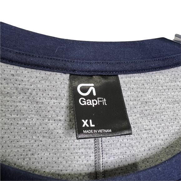 Gap Fit Women's Size XL Sweatshirt Navy Blue Stretch Boxy Fit - Picture 7 of 8